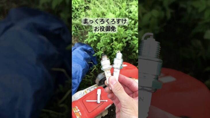 クボタのTR600の回転数が上がらない。プラグ交換　#耕運機 #畑 #田んぼ