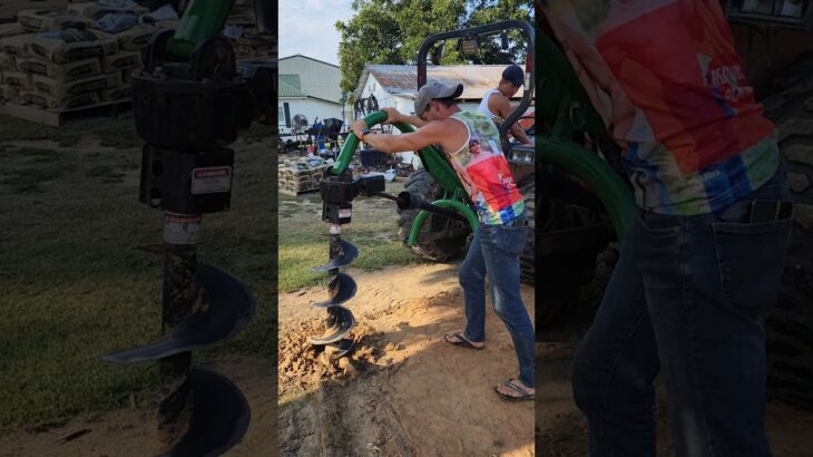 When the auger won’t go in