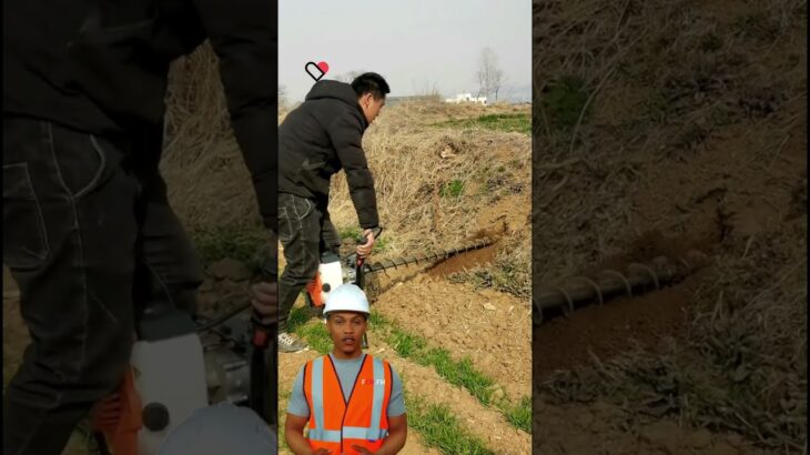 Digging machine that can dig pits horizontally #fcnfm #shorts