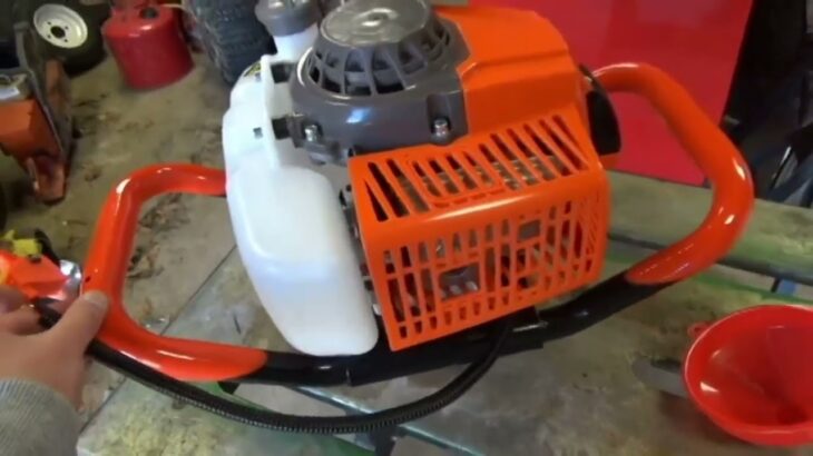 PRIJESSE 72cc Post Hole Digger 2 Stroke Petrol Gas Powered Earth Digger Review, Easy start, operate