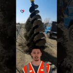 Watch how the excavator digs holes on the spot #fcnfm