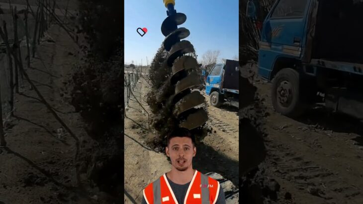 Watch how the excavator digs holes on the spot #fcnfm