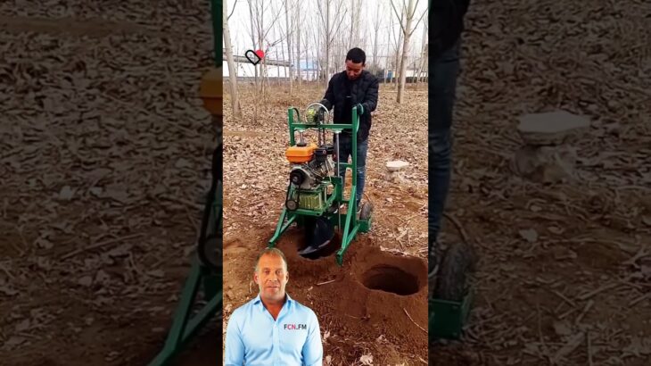 #fcnfm #machine Afforestation Made Easy with our Specialized Hole Digger Machine