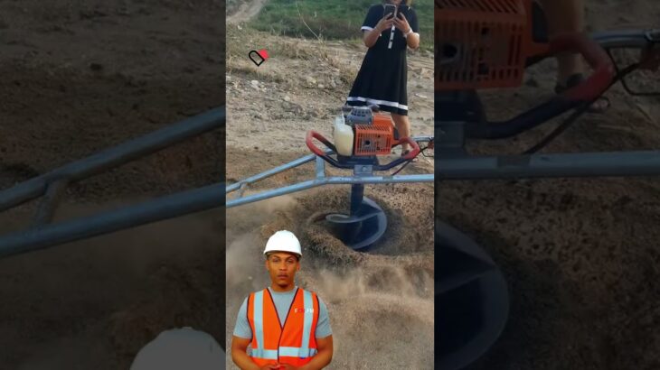 #fcnfm #machine Efficient Excavation with Precision Hole Digger