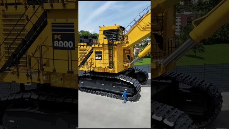 世界最大級の掘削機! コマツPC-8000の驚異