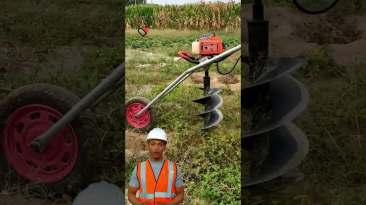 Pit Digger with Wheels Makes Pit Digging Efficient #fcnfm #shorts