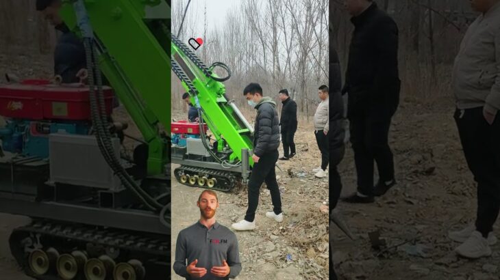 #fcnfm #machine Effortless Digging: Handheld Earth Auger Makes Planting a Breeze!